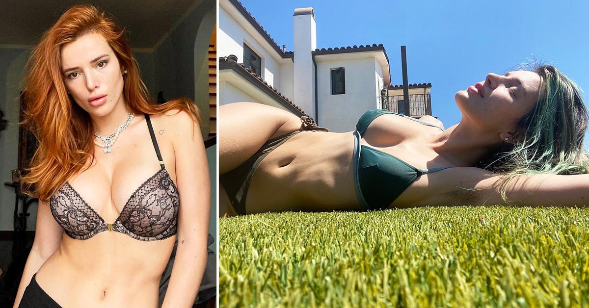 Leaked video bella thorne bikini pool onlyfans Bella Thorne