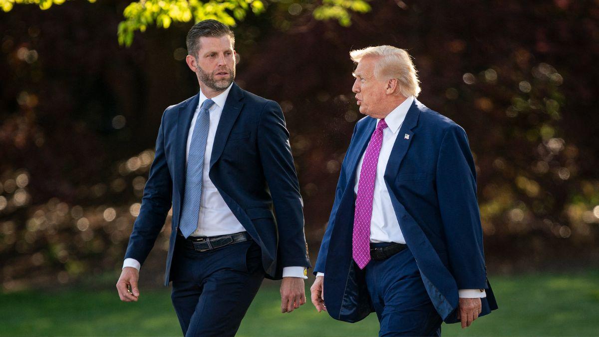 Photo of Eric Trump, Donald Trump