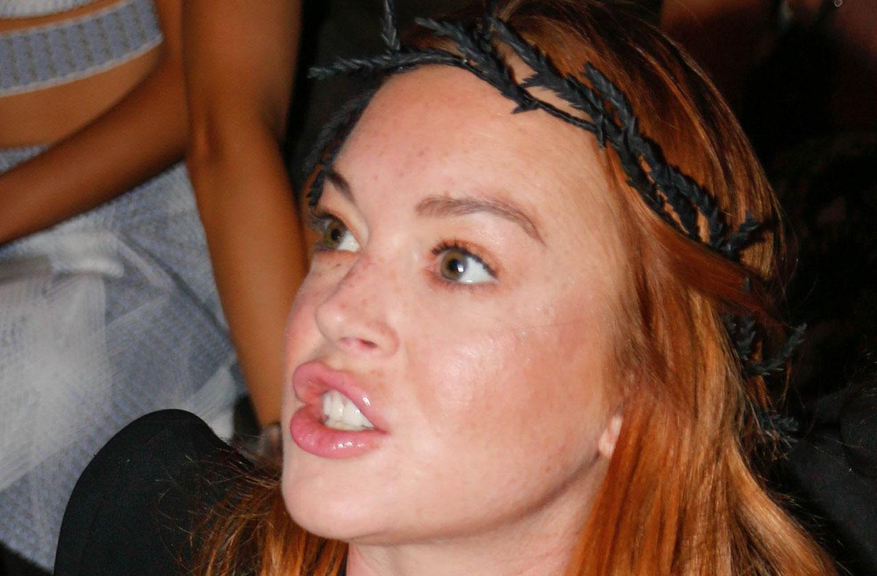 Lindsay Lohan Mishap MTA EMAs