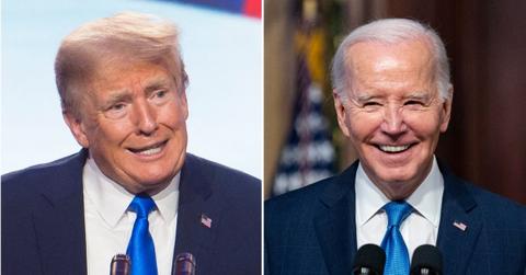 donald trump rattled joe biden taunt loser ex president election