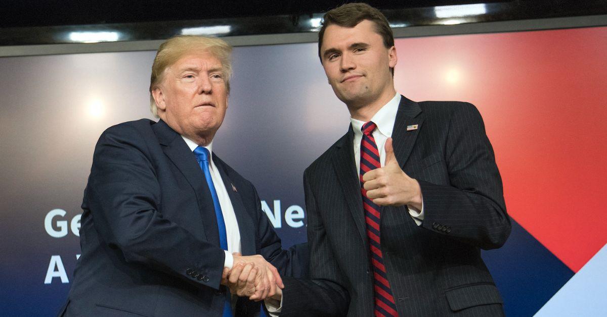 Photo of Donald Trump, Charlie Kirk