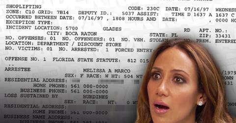 //melissa gorga arrested shoplifting theft rhonj envy boutique pp