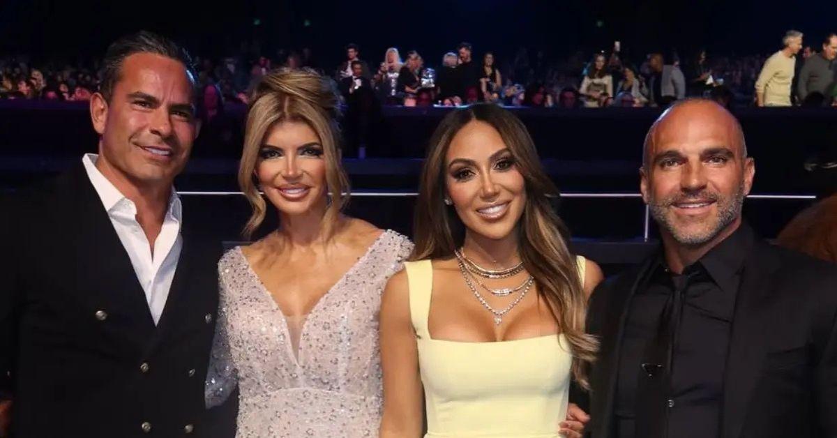 Photo of Luis Ruelas, Teresa Giudice, Melissa Gorga, and Joe Gorga