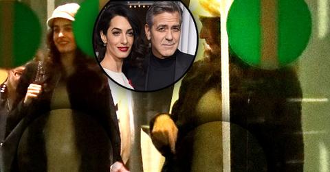 //amal clooney pregnant baby bump photos pp