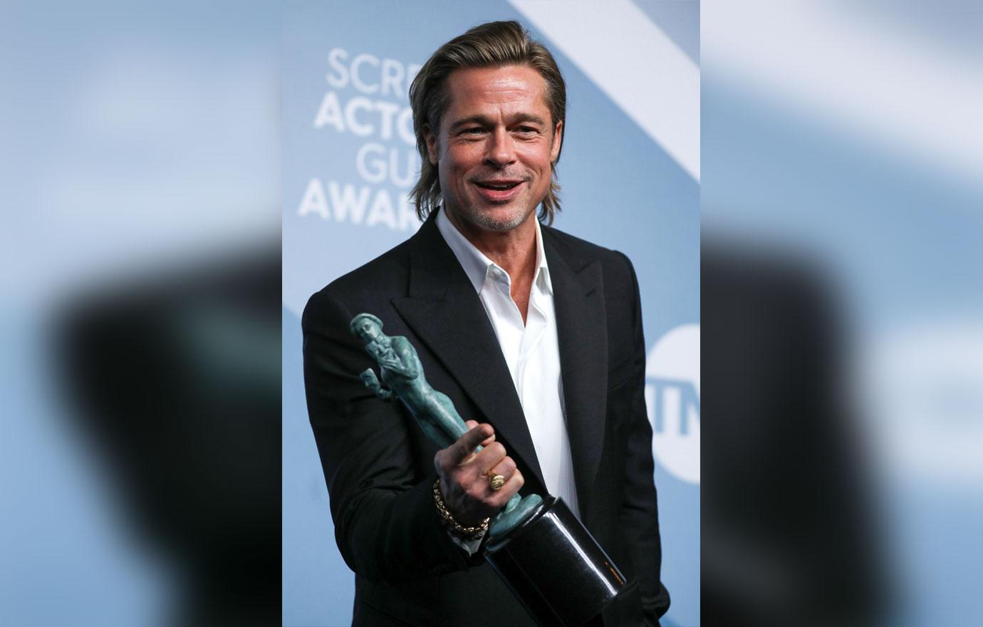 SAG Awards Bombshell! Brad Pitt Grabs Jen Aniston's Hand Backstage!