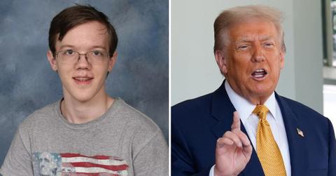 Split photo of Thomas Crooks, Donald Trump