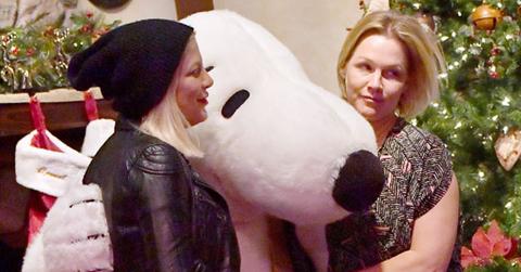 Jennie Garth Tori Spelling Reunit 90210 Reunion Pics