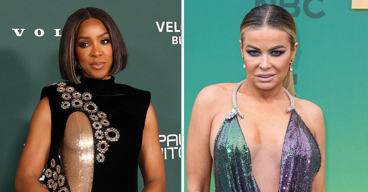 kelly rowland carmen electra breats