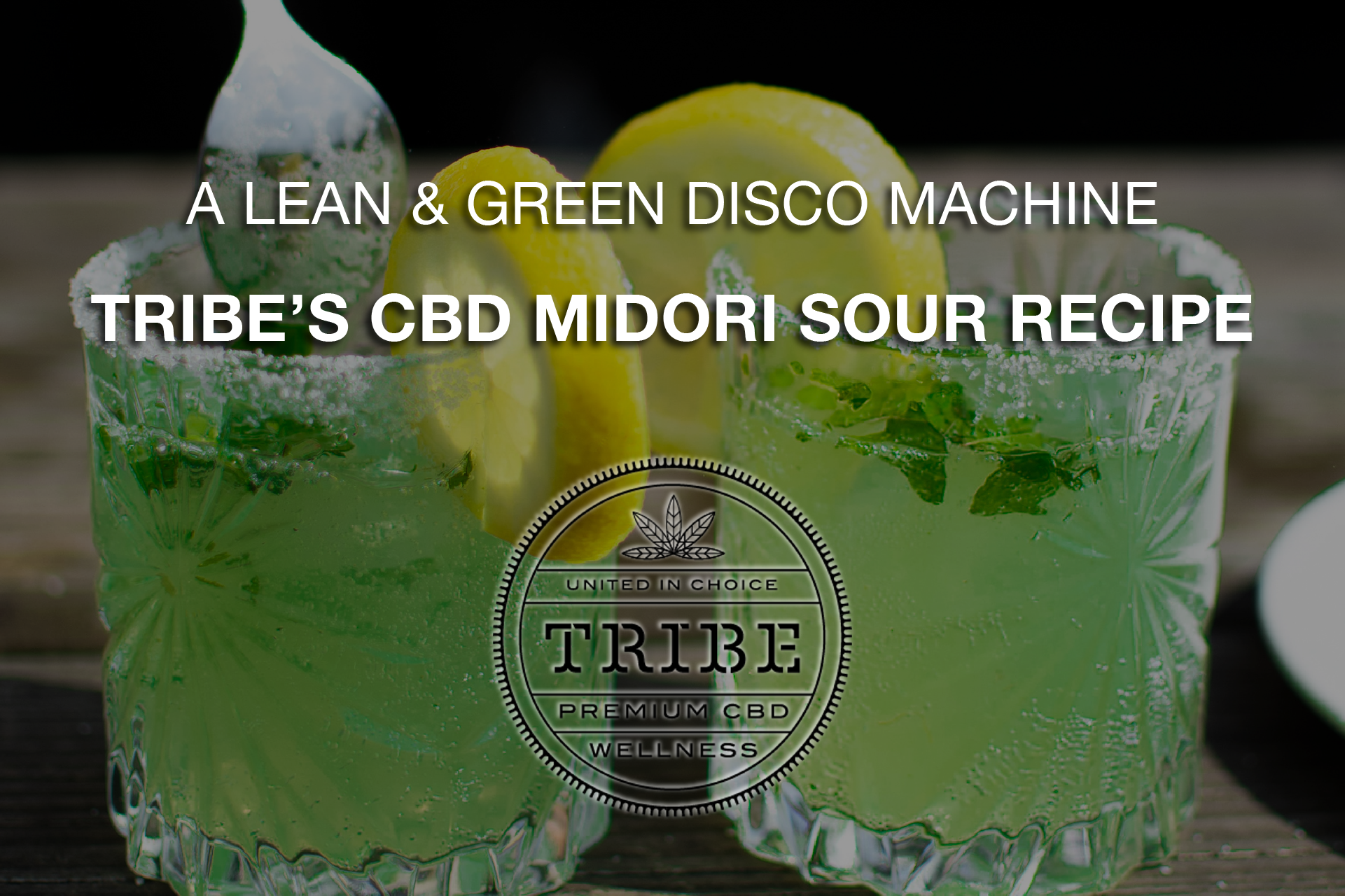 A Lean & Green Disco Machine – Tribe’s CBD Midori Sour