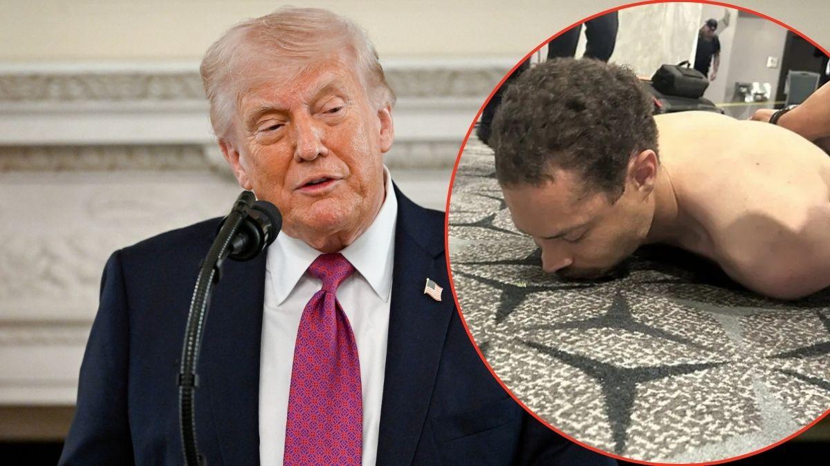 President Donald Trump and Cole Tomas Allen