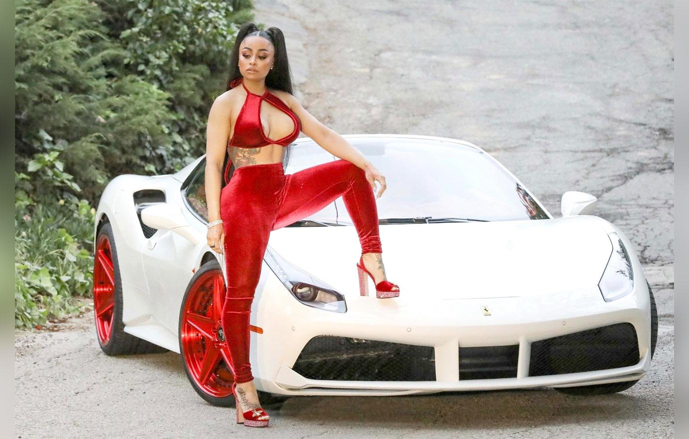 Blac Chyna Nip Slip Amid Pregnancy Rumors Ferrari Shoot