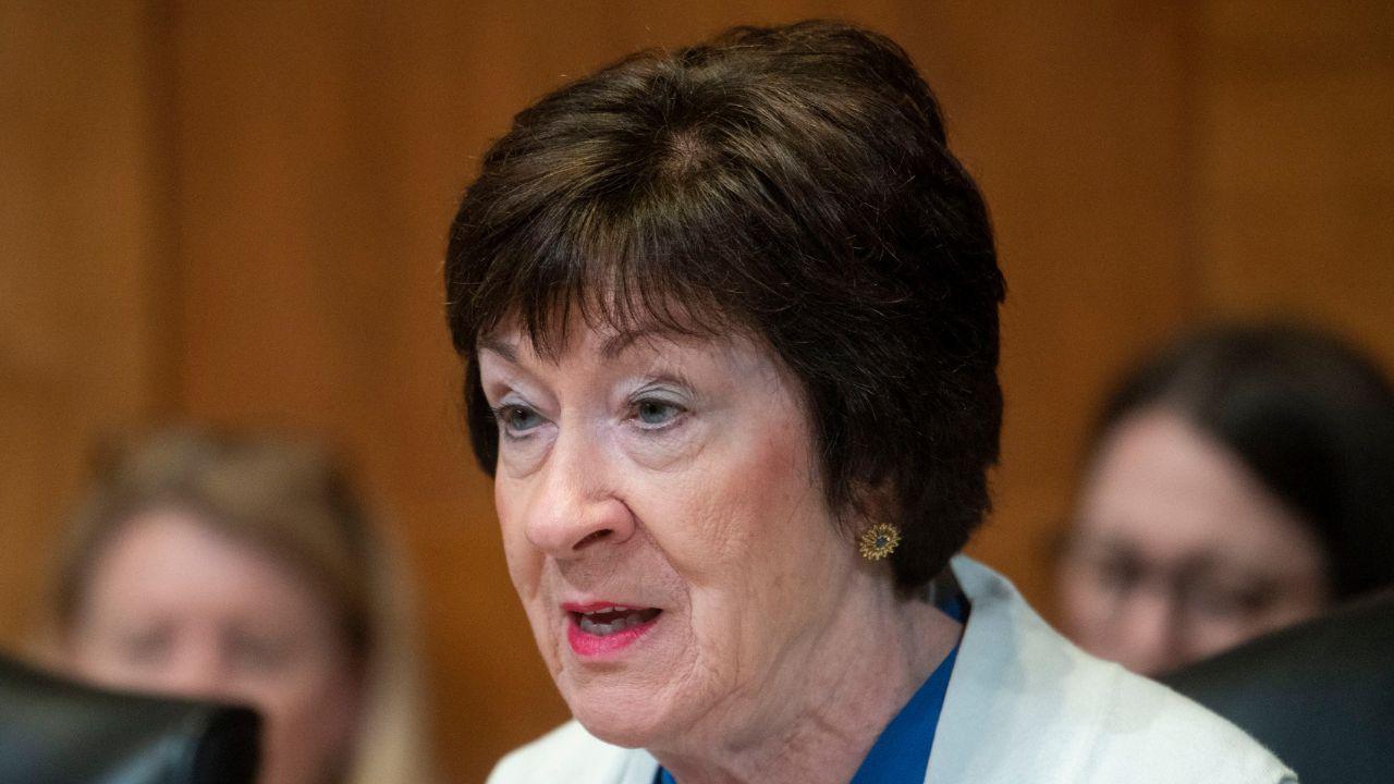 image of Susan Collins urged critics to 'extend some grace' to the former Senate Republican leader.