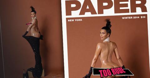 Kim Kardashian Nude Paper Magazine