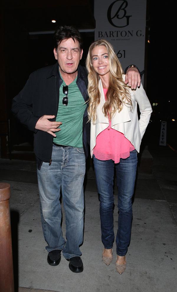 Charlie Sheen & Denise Richards Out In LA