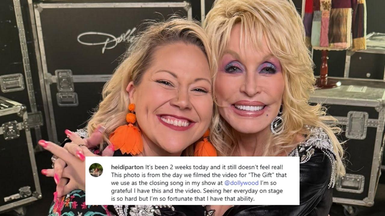 Photo of Heidi and Dolly Parton