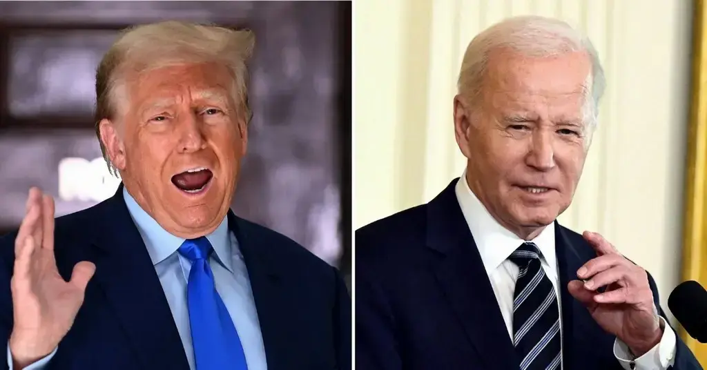 trump attacks joe biden criminal corrupt truth social videos debate