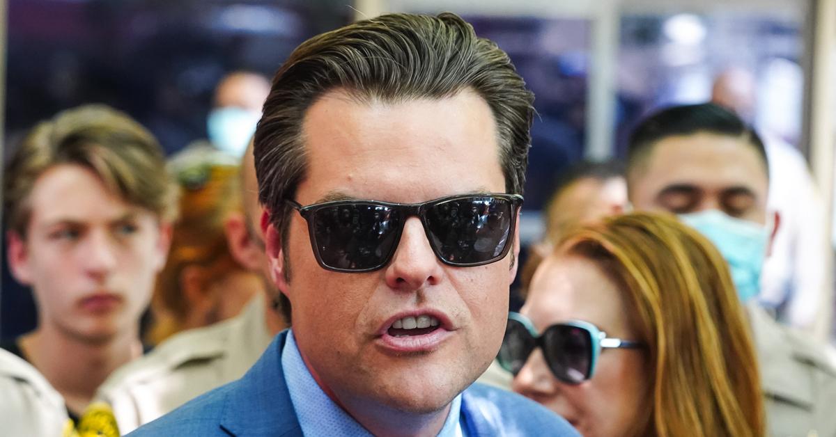 Matt Gaetz, Under Investigation For Alleged Sex Trafficking, Gets