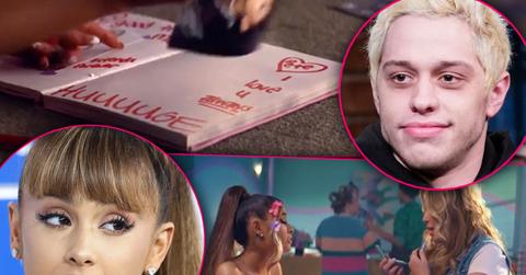 //ariana grande music video pete davidson pp