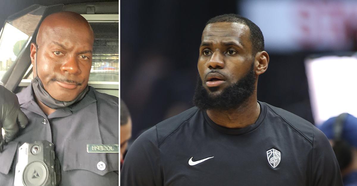 lapd cop letter lebron james makhia bryant nicholas reardon update