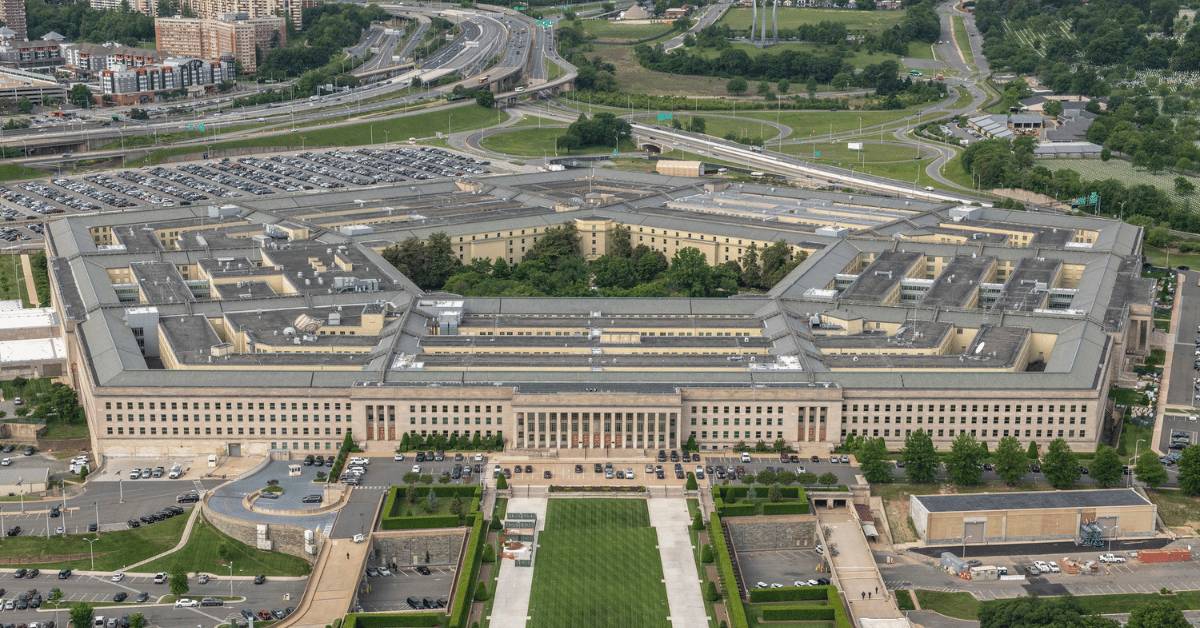 Composite photo of the Pentagon.