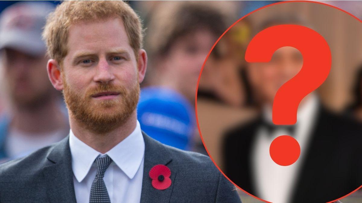 Split photo of Prince Harry and George Clooney
