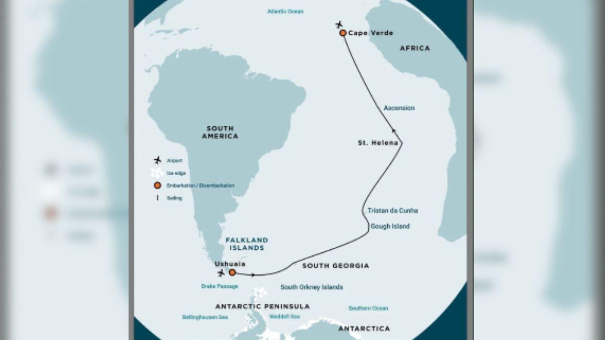 The ship was nearing the end of its 35-day journey. 