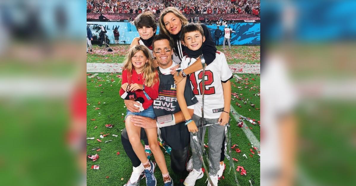 tom brady family photo instagram