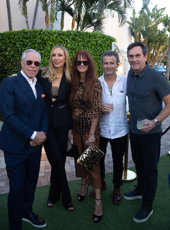 tommy hilfiger dee hilfiger meg megan diciurcio artist todd diciurcio and founder taylor steele at the solento tequila south florida launch eventsolentocolonypalmbeach