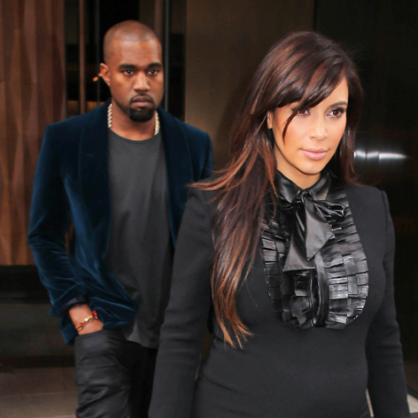 //kim kardashian kanye west square getty