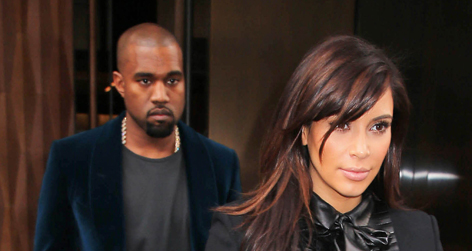 //kim kardashian kanye west square getty