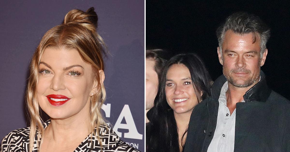 Fergie Supports Josh Duhamel On Engagement