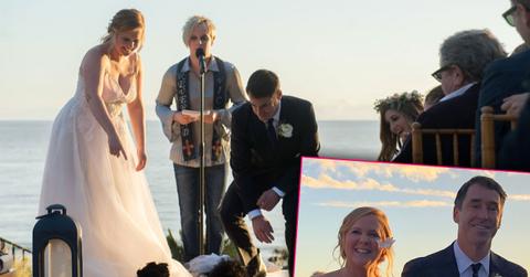 //Amy Schumer Married Wedding Photos pp