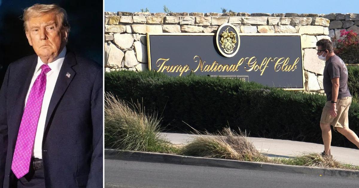 Trump Assassination Fears Erupt as Heavily Armed Man Is Arrested Outside Golf Course Two Days Before Prez's Visit