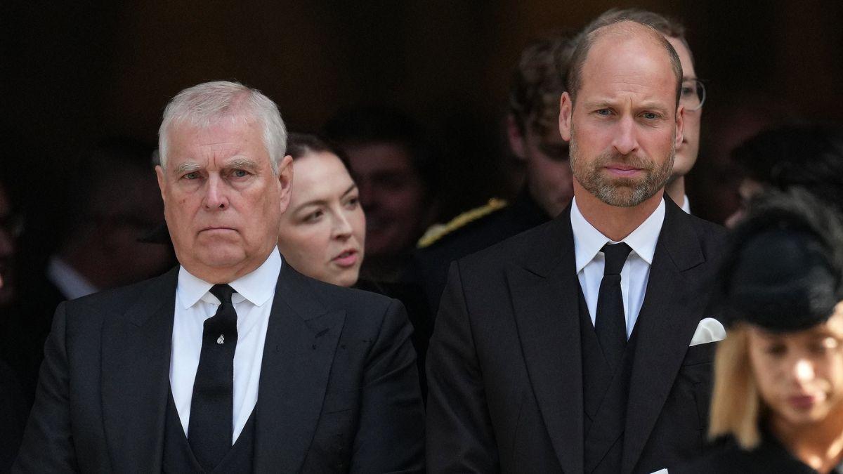 Photo of Andrew Windsor and Prince William