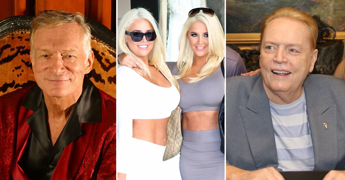 Hugh Hefners Exes The Shannon Twins Turn Against Playboy, Endorses Bitter Rival Hustler pic