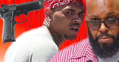 //chris brown and suge