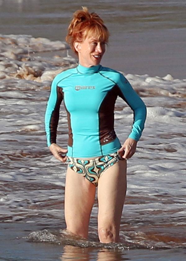 //kathy griffin beach