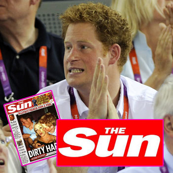 //prince harry sun publish photos