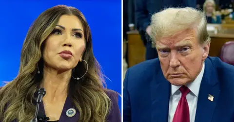 Photo of Photo of Kristi Noem, Donald Trump