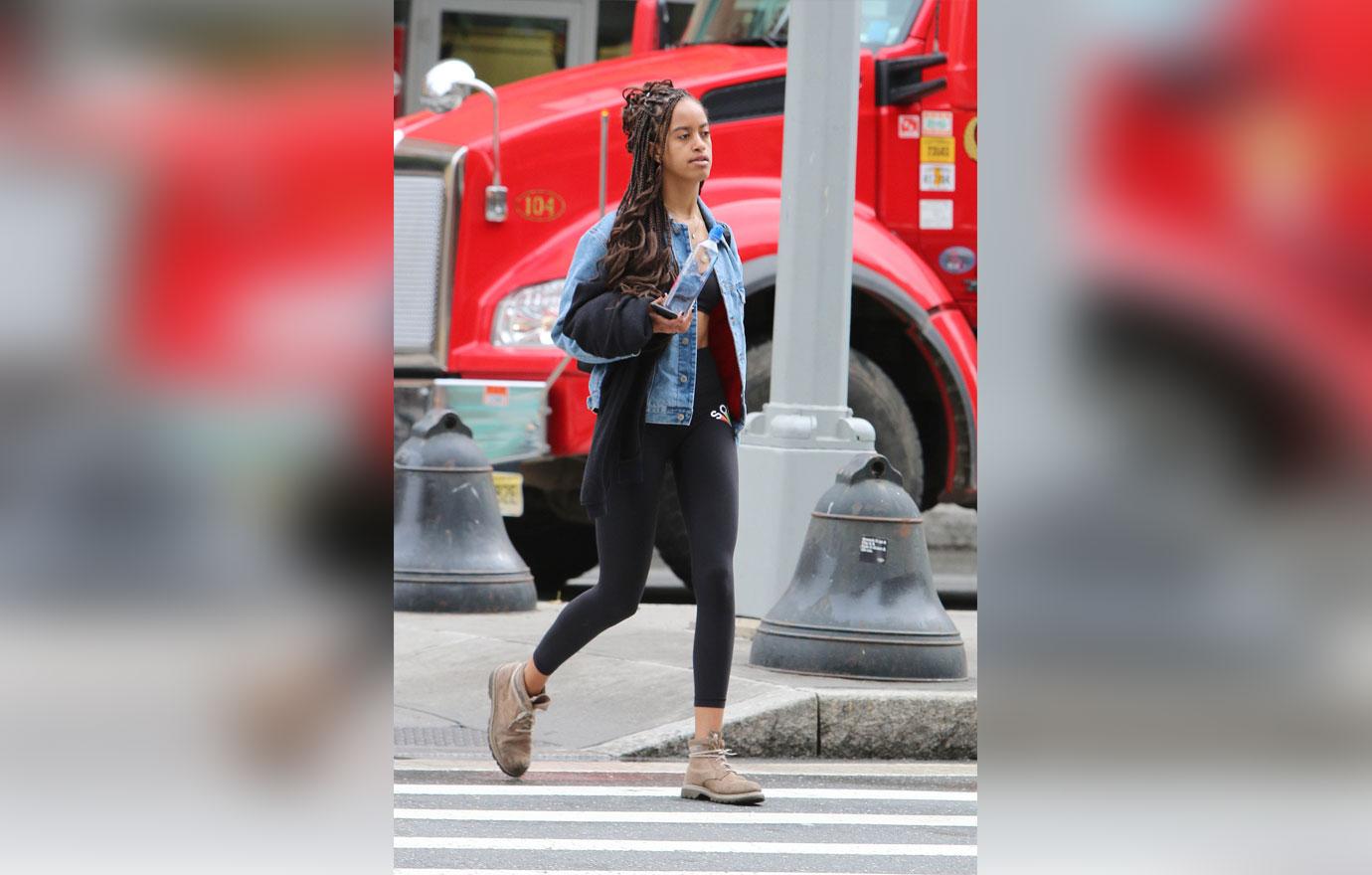 //Malia Obama Braids NYC Harvard