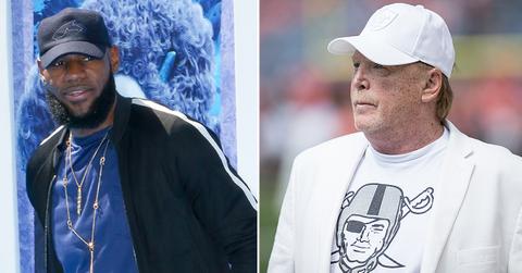 lebron james las vegas raiders tweet george floyd derek chauvin