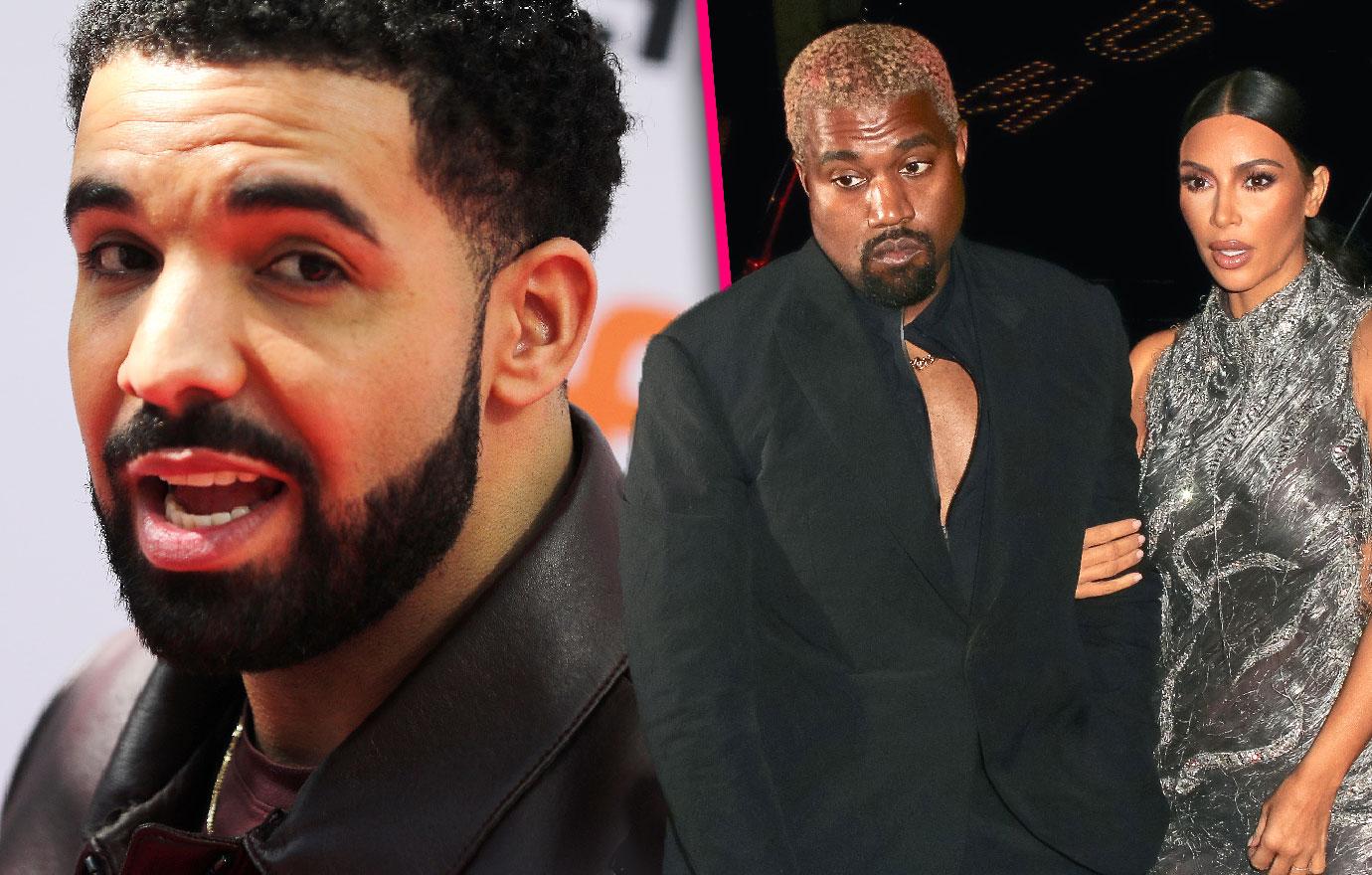 Kanye West Rips Drake Again Followed My Wife Kim 