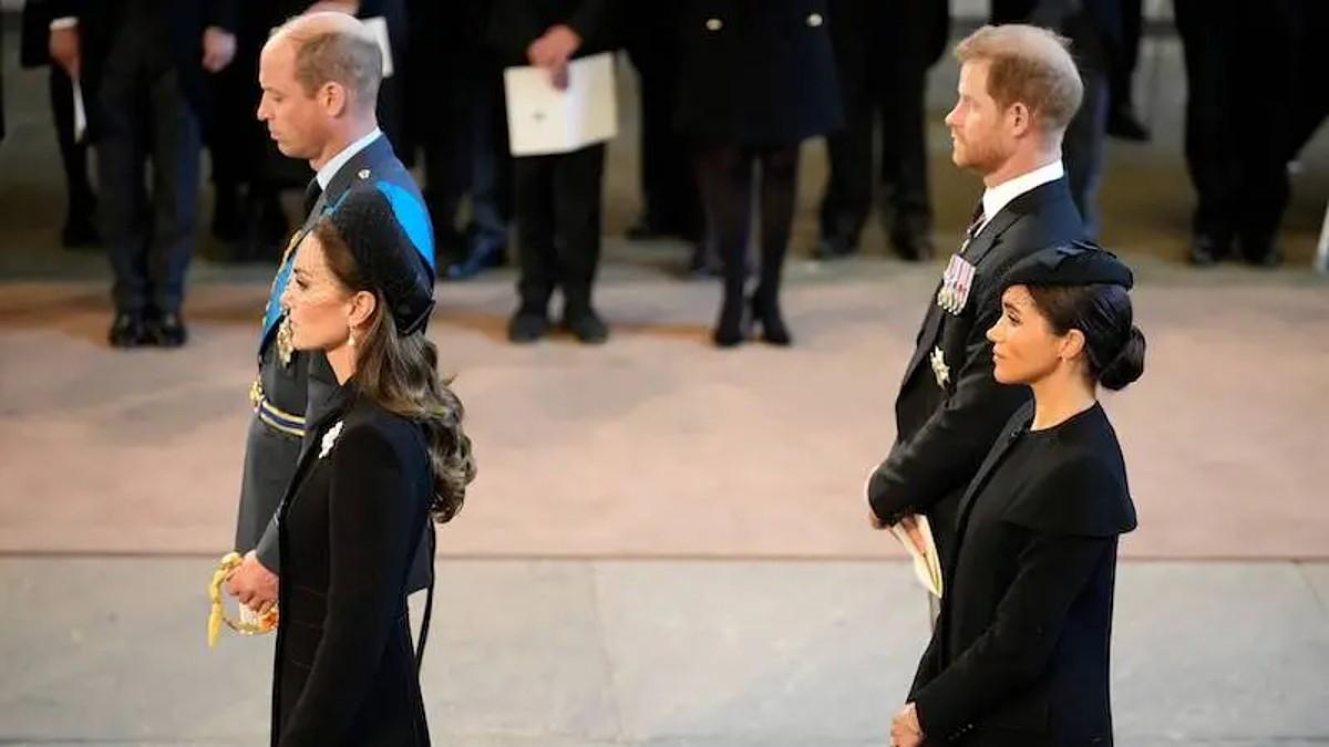 Photo of Meghan Markle, Kate Middleton, Prince Harry, Prince William