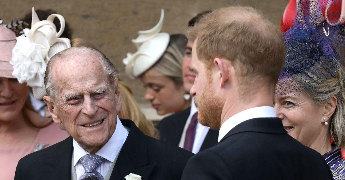 picture of Prince Philip and Prince Harry 