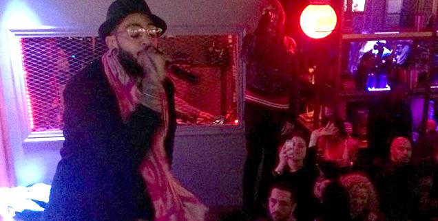 //hot pic travie mccoy bounce sporting club