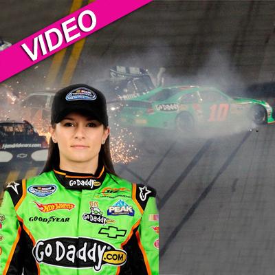 //danica patrick crash landov post