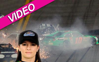 //danica patrick crash landov post