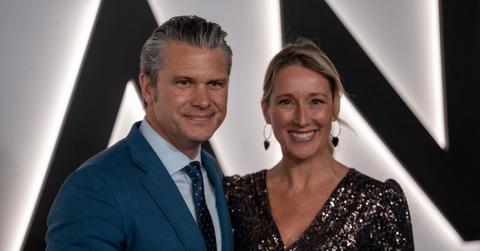 Photo of Pete Hegseth and Jennifer Rauchet