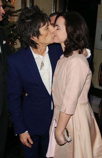 //ronnie wood sally humphries wedding