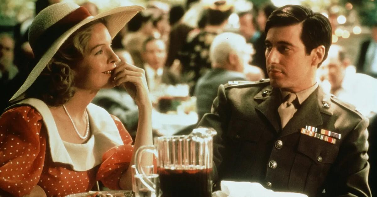 DIane Keaton and Al Pacino in 'The Godfather'